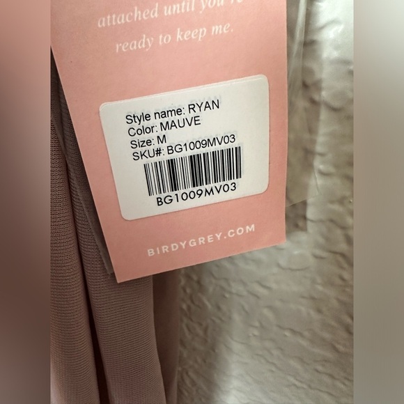 NWT Birdy Grey Ryan Dress in Mesh Mauve - Picture 5 of 9